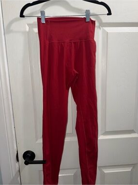 Alphalete Red High-Waist Leggings